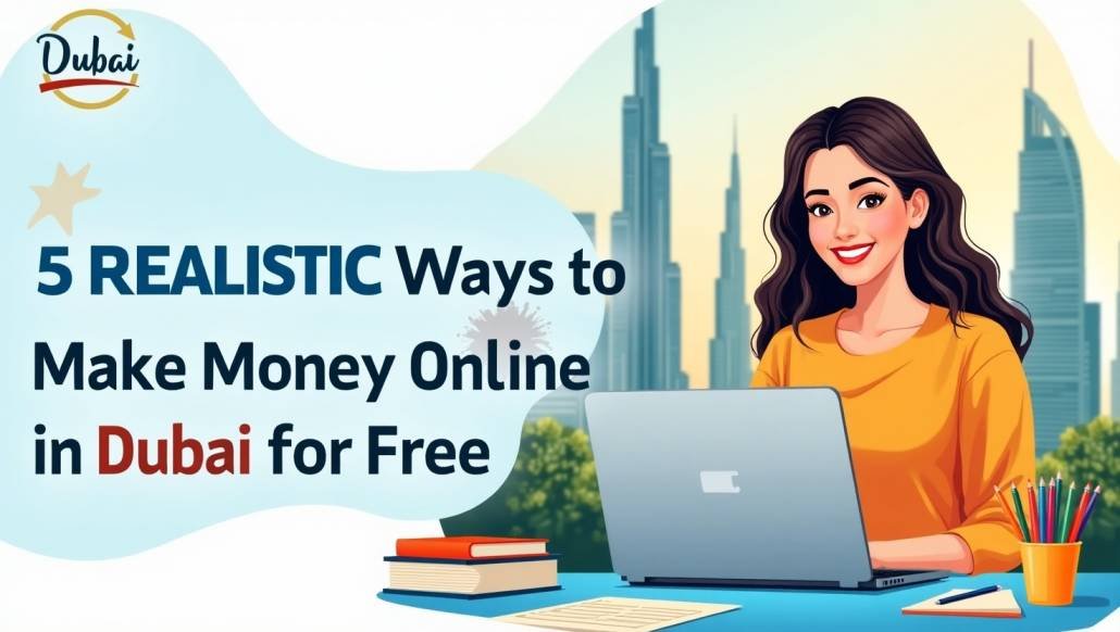 How to Make Money Online in Dubai for Free (5 REALISTIC Ways)