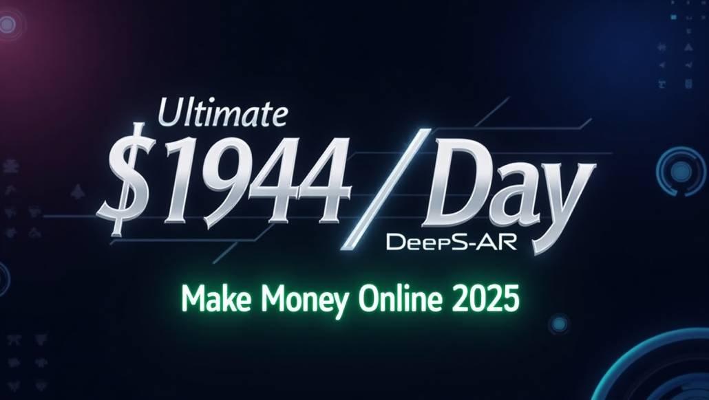 Ultimate $1944/Day DeepSeek AI Automation(Make Money Online 2025)