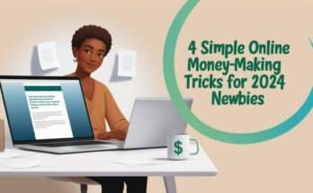 4 Simple Online Money-Making Tricks for 2024 Newbies