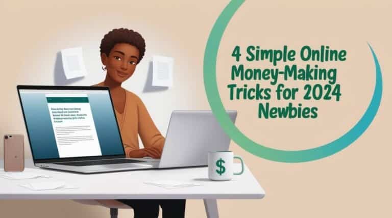 4 Simple Online Money-Making Tricks for 2024 Newbies