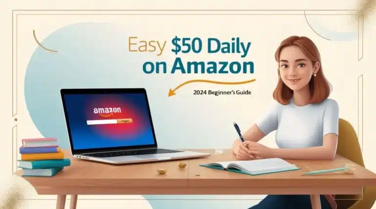 Easy $50 Daily on Amazon (2024 Beginner’s Guide)