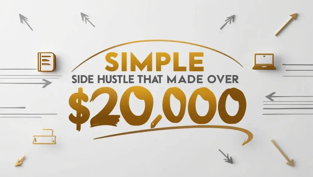 Simple Side Hustle That Made Over $20,000