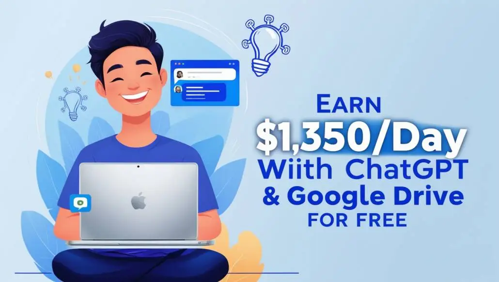 Earn $1,350Day with ChatGPT & Google Drive for FREE