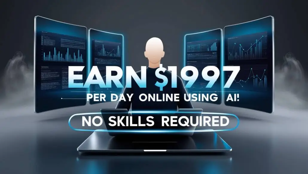 Earn $1997 Per Day Online Using AI (No Skills Required) Make Money Online