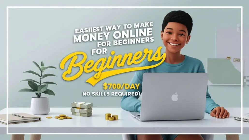 Easiest Way To Make Money Online For Beginners ($700Day & No Skills Required)