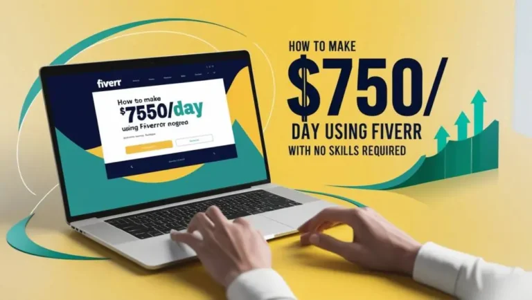 How to make $750/Day Using Fiverr With No Skills Required (Make Money Online)