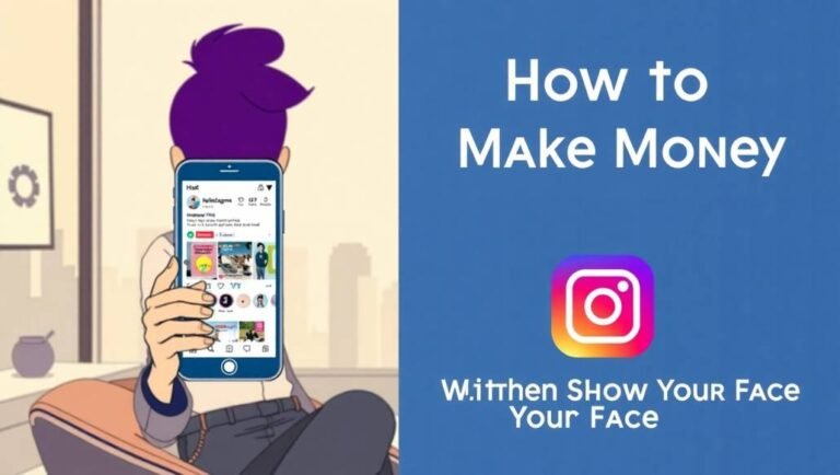 How to Make Money on Instagram Without Showing Your Face 2025